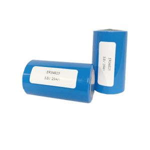 D Size ER34615M Lithium Thionyl Chloride Cell with 14500mAh Nominal Capacity and ﹣60℃～+85℃ Operating Temperature