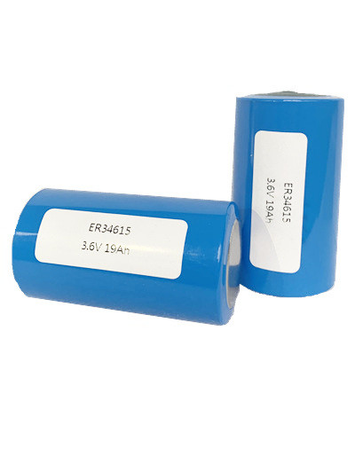 ER34615 Lithium Thionyl Chloride Battery with 19000mAh Capacity, Wide Temperature Range, and Long Shelf Life