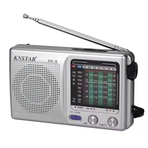 スライバー ポータブル ラジオ プレーヤー FM/MW/SW 3 バンド コーヒーショップ用の内蔵スピーカー