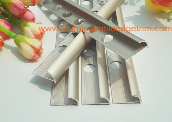 Metal Round Aluminium Tile Edge Trim for Decorative Bathroom