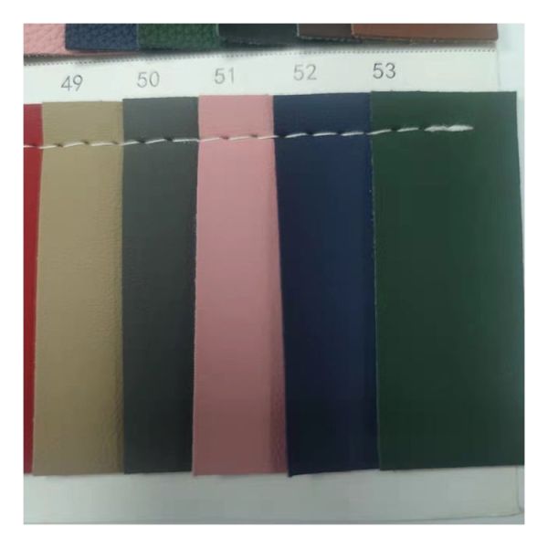 The Thickness of 1.0 Pvc Napa Pattern Tear Resistance Artificial Synthetic Leather  Sofa Car Leather Fabric