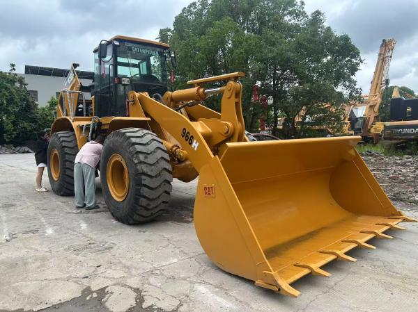 Chargeuse sur pneus japonaise d'occasion 966H très demandée, 6 tonnes, moteur CAT d'origine JP