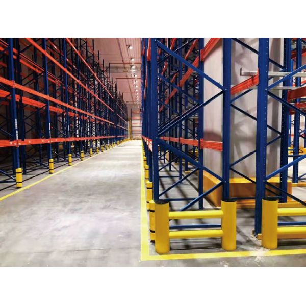Heavy Duty Pallet Rack Protector Warehouse Pallet Rack Column Protection Flexible Plastic Guard Upright Protector