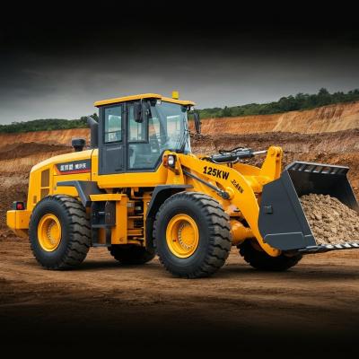 motor  LW400KN 4 Ton Front End Loader With Joystick de 125kW Weichai