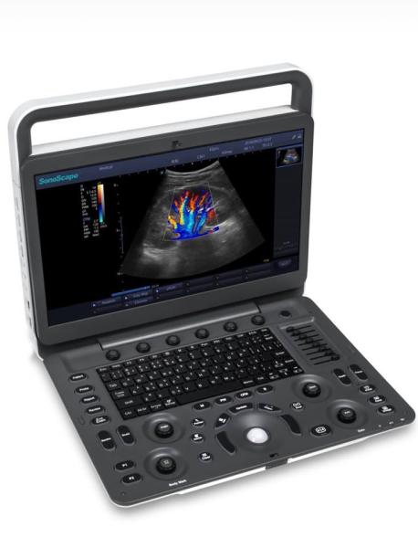 15.6inch LED Sonoscape E1 Exp Ultrasound Machine BW Ultrasound