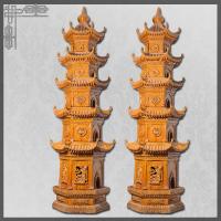 Personalize da decoração chinesa do telhado da cor do tamanho o pagode de cinzeladura enorme