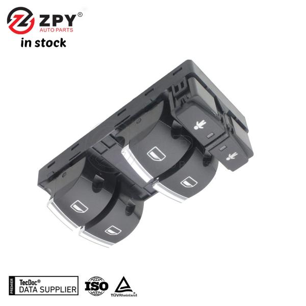 ZPY Commutateur de fenêtre avant gauche W/Child Lock Pour Audi Q7 3.0 2011-2015 4F0 959 851J