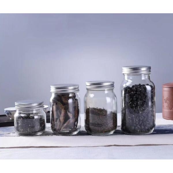 опарникы 90g стекла еды меда 380ml прозрачные загерметизированные упаковывая стеклянные