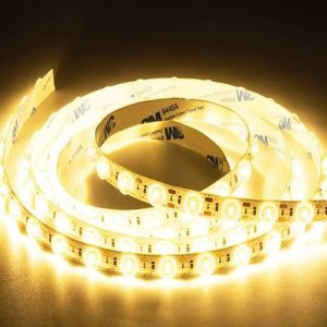 Tira de luces LED RGB de 12V SMD5050 Cinta flexible impermeable para iluminación decorativa interior y exterior