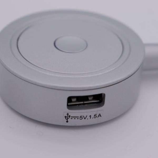 Aluminum Body Material RV Caravan USB 12V LED Reading Gooseneck Flexible Spot Light Lamp