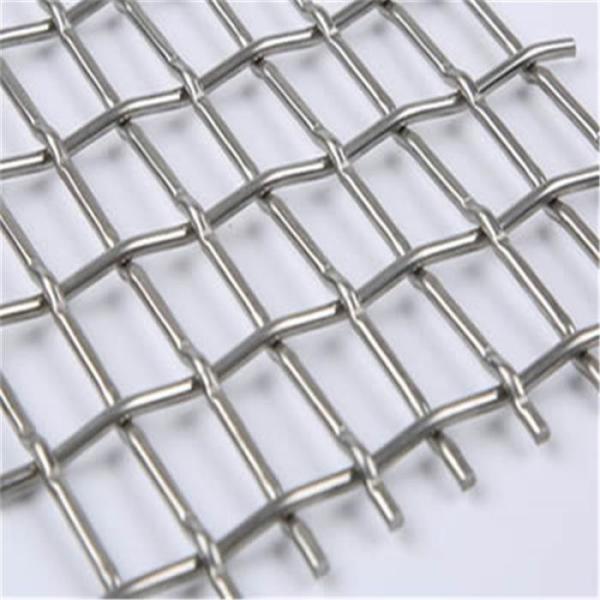 304 316 Stainless Steel Anti-cutting Crimped Wire Mesh for Concrete Reinforcement and Security Woven Metal Netting