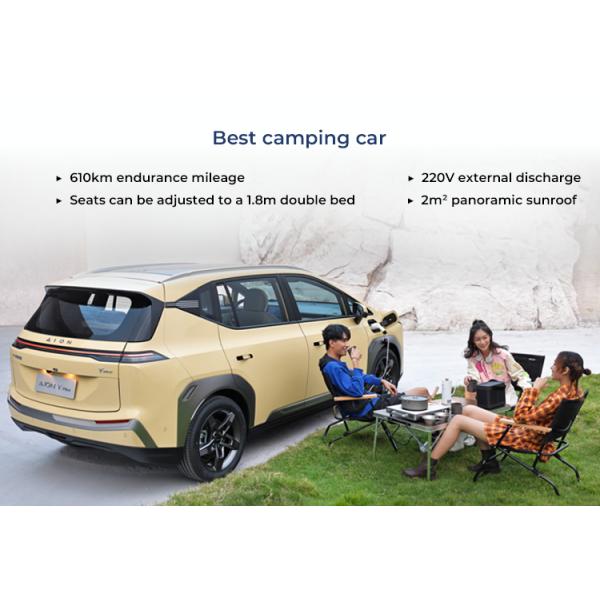 Left Hand Drive Electric Vehicles Aion Y EV Max Mileage 610km Yellow