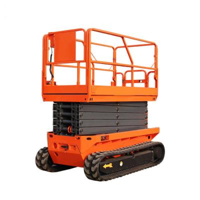 Electric Scissor Lifting Platform Hydraulic 6 - 12m Crawler Lift