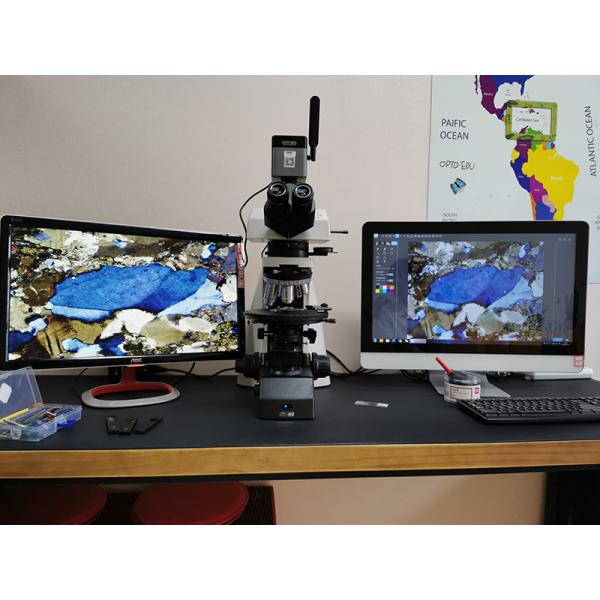 Руководство поляризовыванный светлой микроскопии plm OPTO-EDU A15.1091-T передает галоид Semi APO ECO 12V 100W