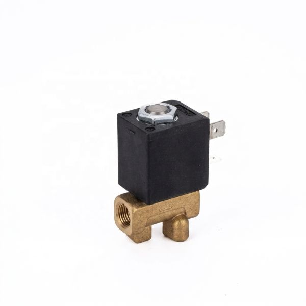 Etrany2Way 1/8 in DC24V Brass Material Stop Solenoid Valve High Temperature Steam  Control Manual 1 Year Warranty ODM/OEM