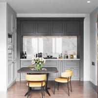 Appartement Meubles sur mesure en bois Melamine Armoire en bois Armoires de cuisine modernes