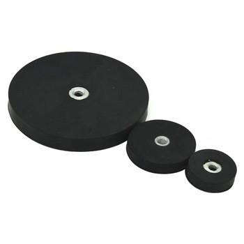 Rubber Coated Neodymium Disk Magnets