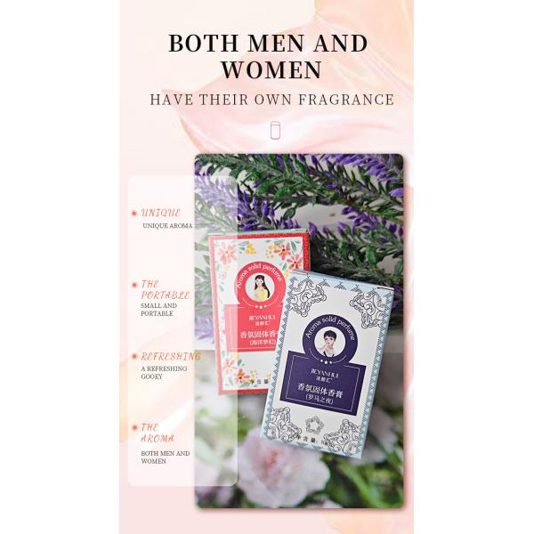 бальзам продуктов Skincare людей 10mL твердый устанавливает бальзам кармана твердых духов портативный для женщин