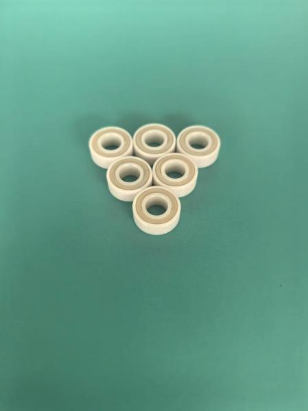 Double Shielded Ceramic Ball Bearings Made Of ZrO2 Zirconia / Si3N4 Silicon Nitride / SSiC Silicon Carbide