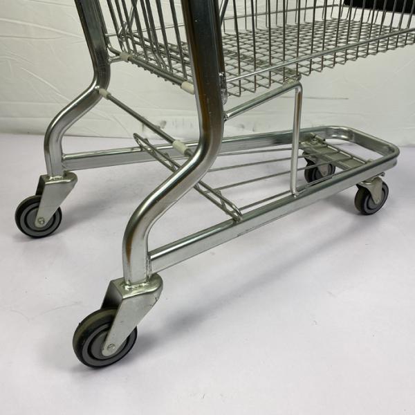 Американская емкость загрузки вагонетки 110Kgs посещения магазина бакалеи металла стиля с версией рекламы логотипа