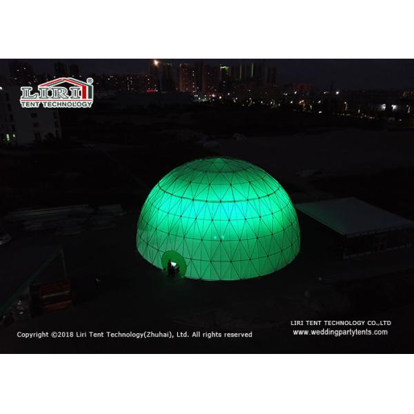 Event Geodesic Dome Tent with Projection Screen with Aluminum  Frame