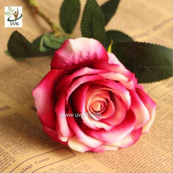 UVG FRS68 Planning a wedding in beautiful velvet rose artificial flower arrangements for table decoration