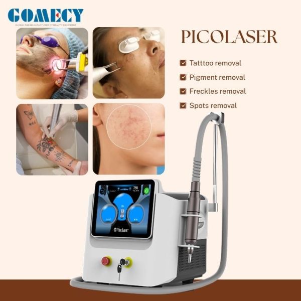 Multi Wavelength 532nm 755nm 1064nm 1320nm Pico Laser Machine Q Switched Nd YAG