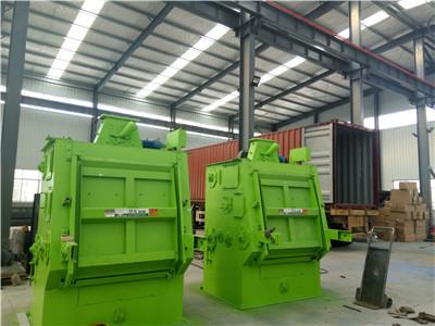 nettoyage petit et moyen de bâtis de machine de grenaillage de la chenille 2800kg/h