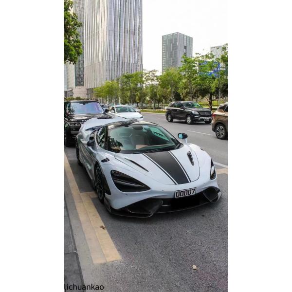 Pour McLaren 720s Body Kit 720S améliore le 765LT Style Carbon Fiber avant et arrière pare-chocs Spoiler Body Kit
