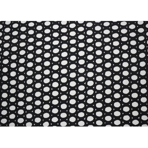 Custom Dyeing Circle Guipure Embroidery Lace Fabric With High Color Fastness