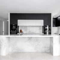 Meubles de cuisine sur mesure en bois moderne