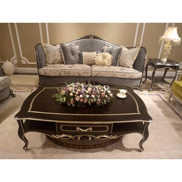 Antique Elegant Square Coffee Side Table Living Room Furniture