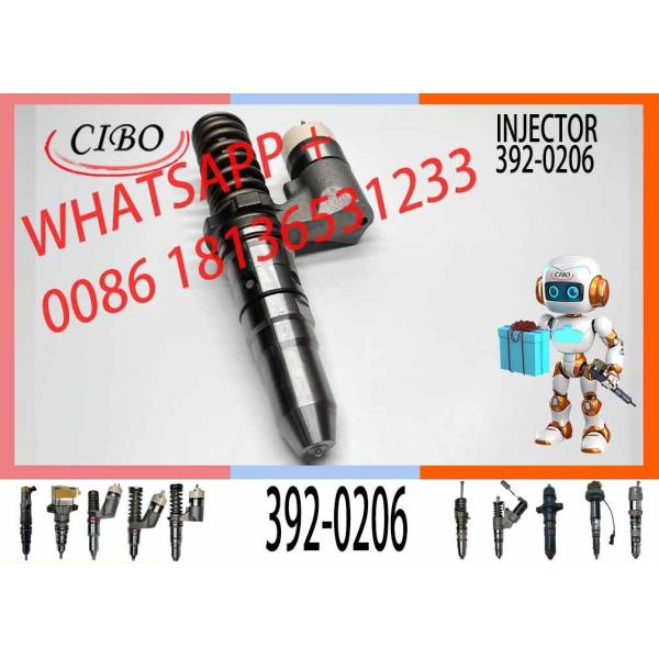 Injecteur de carburant commun pour rail 392-0206 3920206 20R-1270 Excavateur pour moteur 3508B/3512B/3516B/ 3512C/3516C