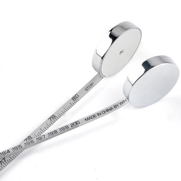 Wintape 2м 80 дюймов имитирующая металл оцинкованная в серебре или золоте круглая форма оптом мини стальной ленты размер