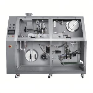 Round Coffee Pod Packing Machine Inner Outer Coffee Bag Packing Machine 3kw