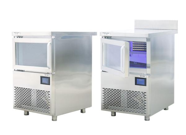 50kgs Daily Output Ice Cube Machine with LED Blue Light for Coffee Shop