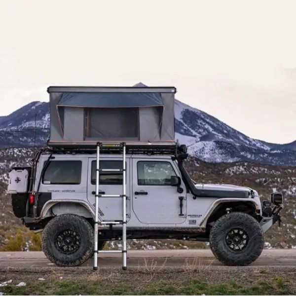 75kg Aluminium Alloy Folding Car Tent Camping Shelter SUV 4 Person Roof Top Tent
