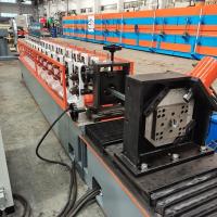 1.0-2.0mm GI Máquina de Formar Rolos de Aço C U Máquina de Reforço de Perfis de Aço Para Janela de UPVC