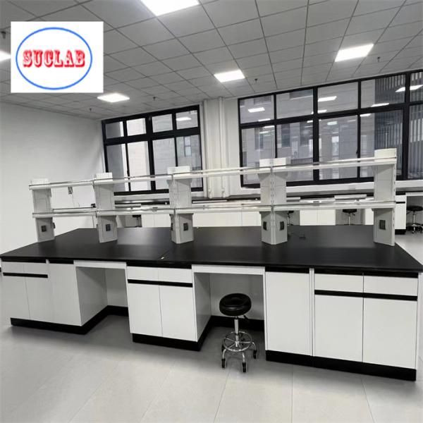 Lab Casework Hong Kong Full Steel Fire Resistant With Chemical Resistant Laminate Work Surface