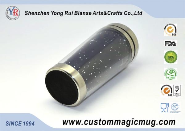 Black Ceramic Custom Magic Mug , 11oz Starbucks Ceramic Coffee Mug