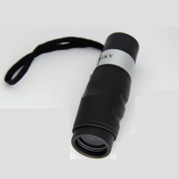 Adjustable Black High Magnification Monocular / 8X20 Monocular Mini Telescope