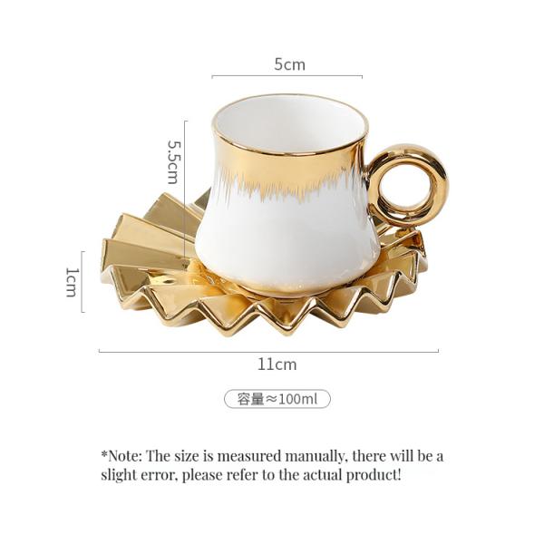 Elegant Coffee Tea Wallpaper Design Ceramic Western Dinner Set for Sustainable Living