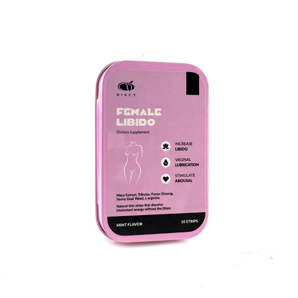 Female Libido Booster Strip with Maca Root & Ashwagandha for Fast Dissolving Stimulant Free Energy and Mood Enhancement