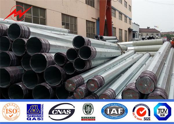33 Kv Double Circuit Transmission Line Poles For Power Distribution Line Project