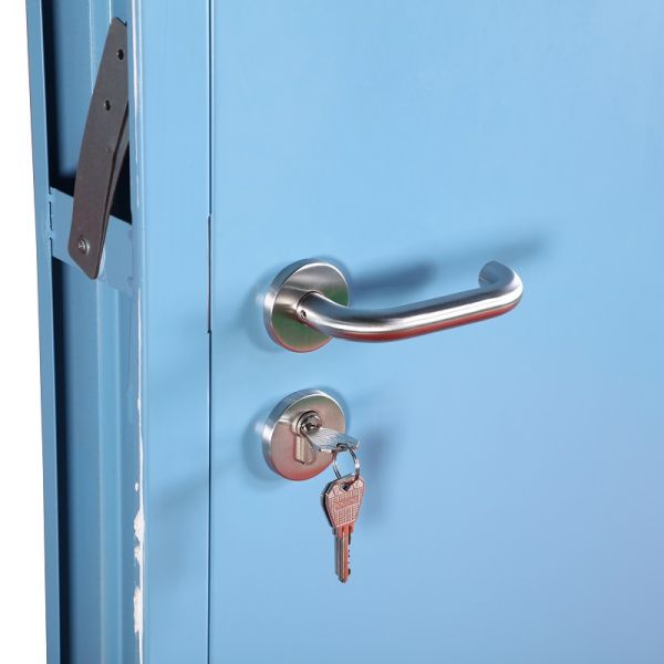 Push Pull Hospital Patient Room Door Purification Glass Stainless Steel Door Customized