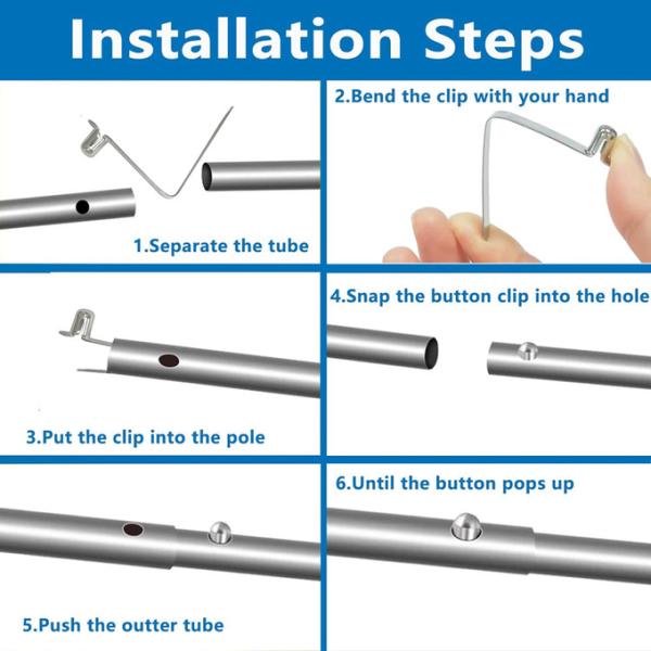 6 мм клинки пружины кнопки нержавеющей стали Процесс твердого ударения