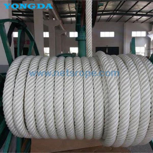 Cuerdas trenzadas de nylon de 6 hebras resistentes al desgaste de 20 mm a 44 mm