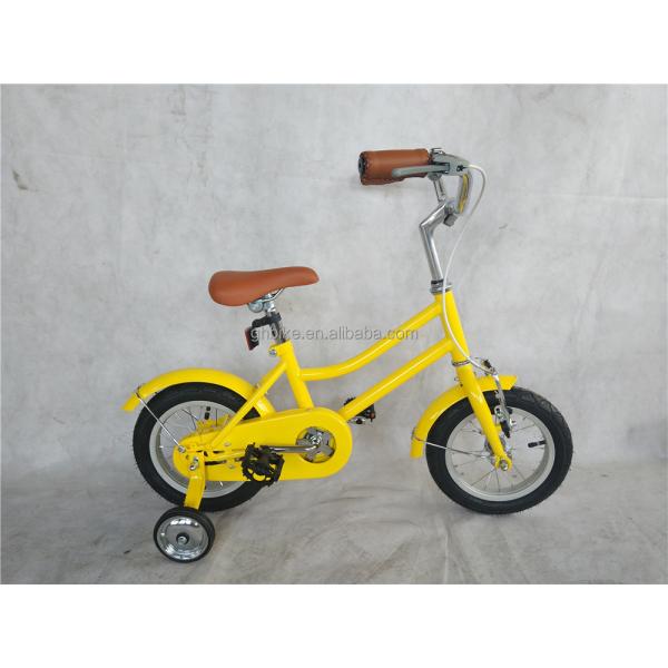 16 inch Children Bikes with Training Wheels Double V Brake Steel Fork