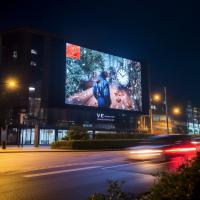 Panneau d'écran publicitaire LED extérieur 3 mm monté sur le mur Haute luminosité