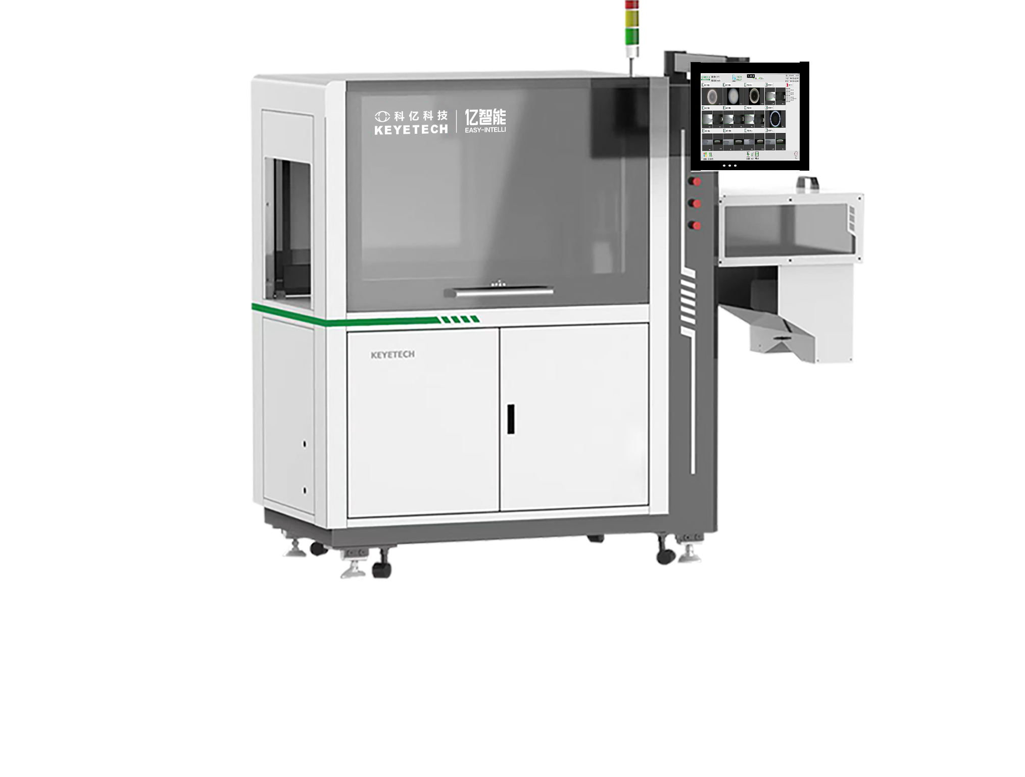 Full Automated AI Vision Inspection Machine with 0.1mm Precision and 300pcs/min Speed for Bottle Inspection Vision System Using AI Deep Learning Algorithms
